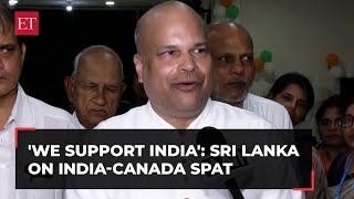 'India's response firm, we support them': Sri Lanka Envoy on Indo-Canada Diplomatic spat
