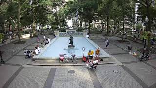 Rittenhouse Square Philadelphia PA Fountain Cam