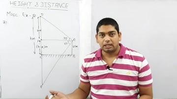 Height and distance |Part-3(Q. 21-28)| Class 10 maths | RBSE & CBSE