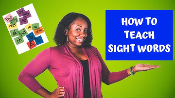 How to teach sight words to students with autism