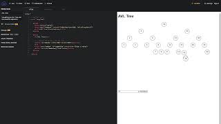 Visualizing AVL Tree Balancing: Animated Insertions and Rotations