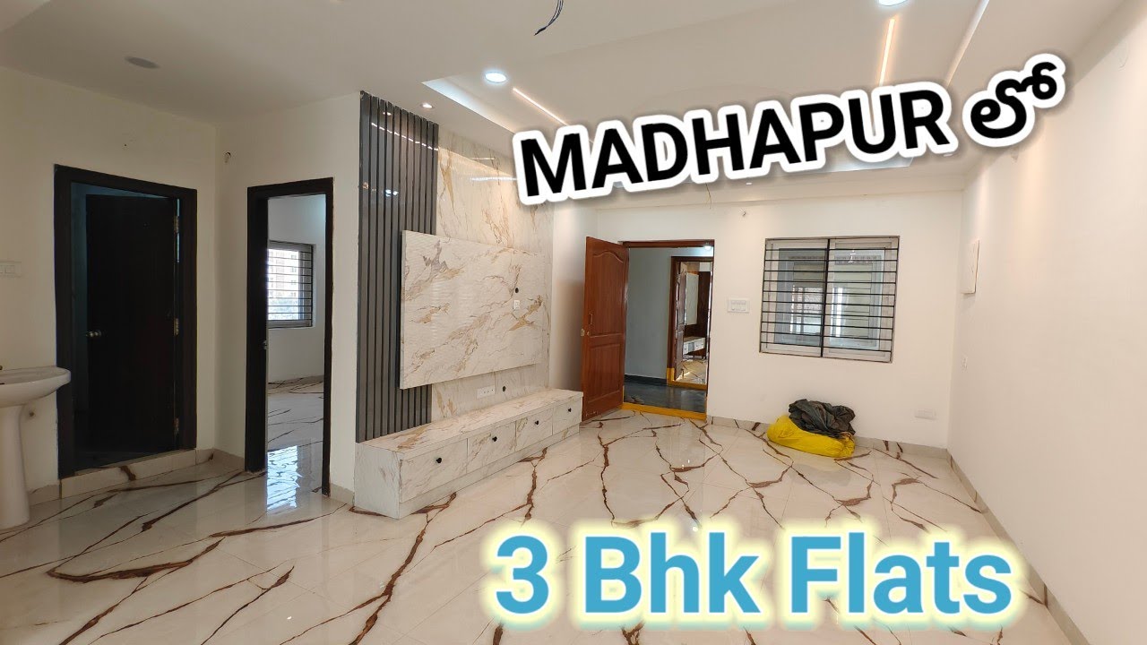 మాదాపూర్ లో 3BHK ఫ్లాట్స్ || Ready to Move Luxury 3BHK For Sale in Kakatiya Hills, Madhapur