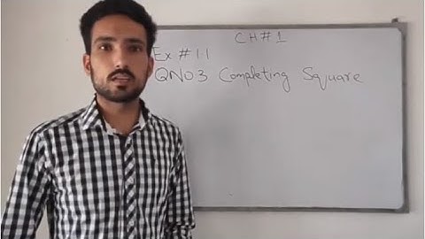 10th class math exercise 1.1 part 2 Q No.3 | Completing Square Method | Quadratic Equations