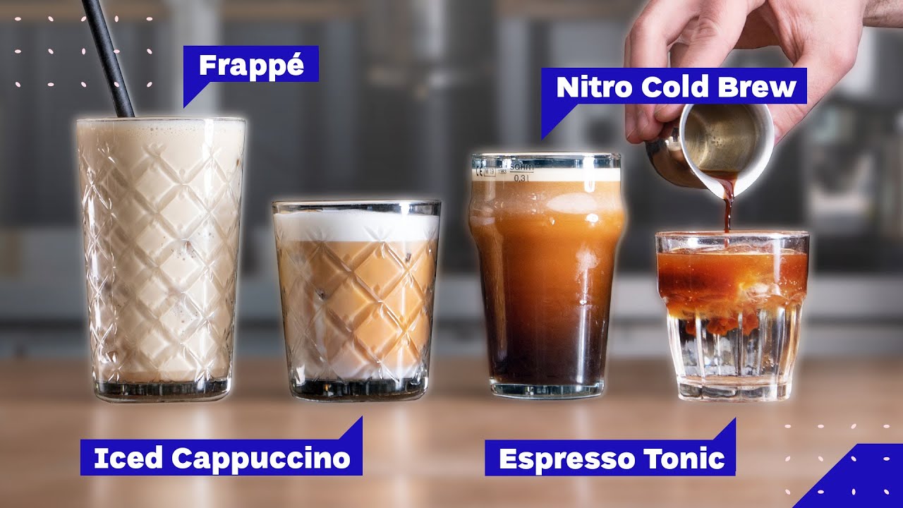 Download All Iced Coffee Drinks Explained: Cold Brew vs Iced Latte vs Frappe and more!