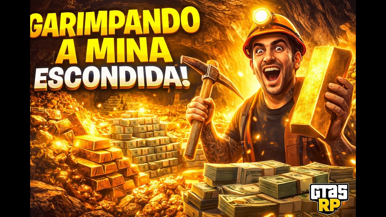 DESCOBRI O SEGREDO NA MINA DE OURO NO GTA RP.