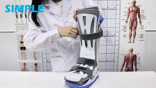 SIMPLE Walker boot B1- low strap adjustment VIDEO