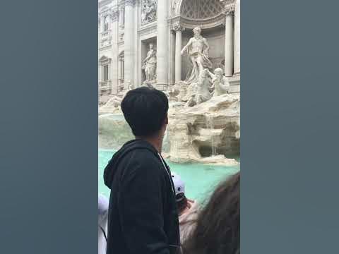 2016 로마 트레비 분수 동전 던지기 Trevi Rome Italy - Youtube