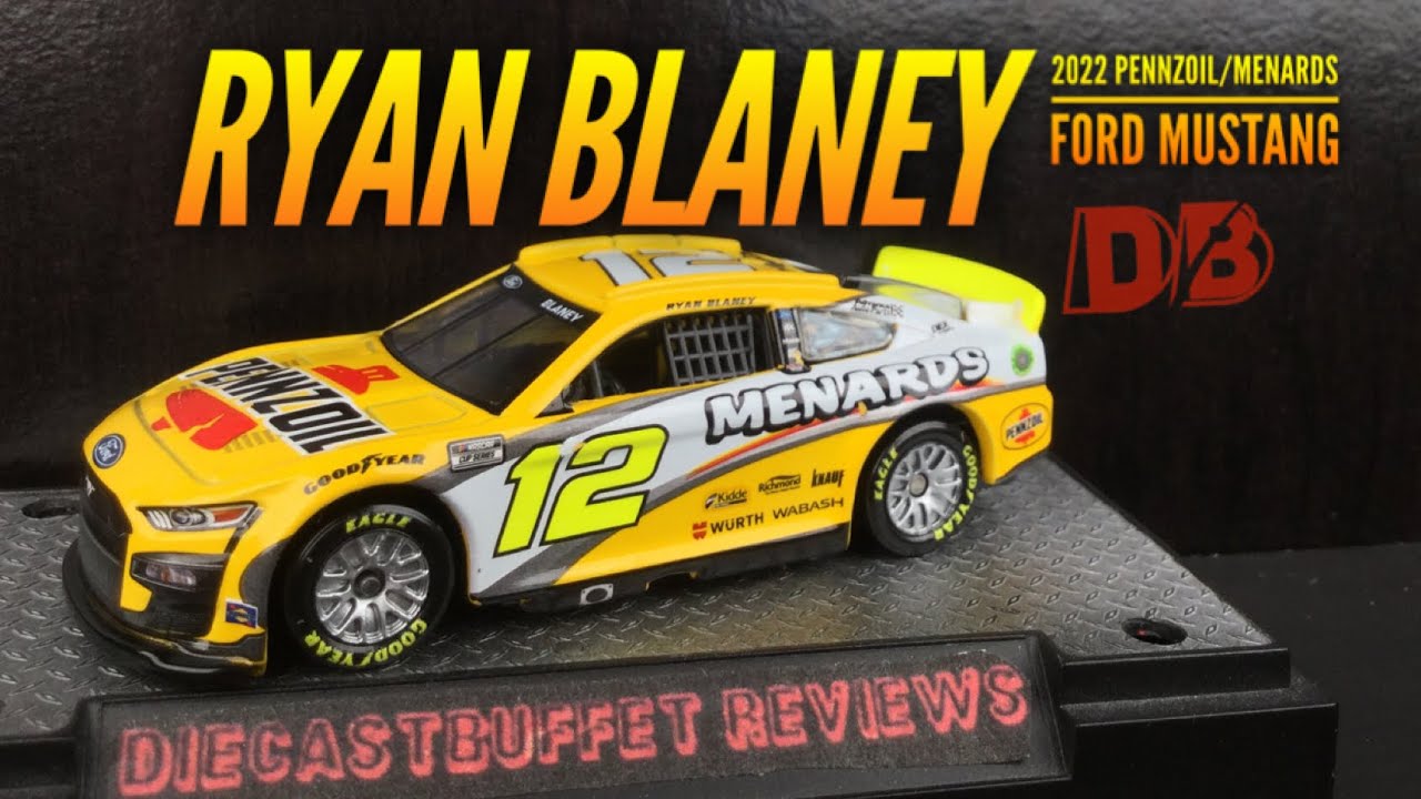 *GEN 7* 2022 RYAN BLANEY PENNZOIL MENARDS FORD MUSTANG DIECASTBUFFET