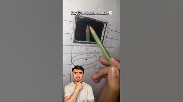 How to Make a Mirror with a Pencil😱 | #lifehacks #hacks