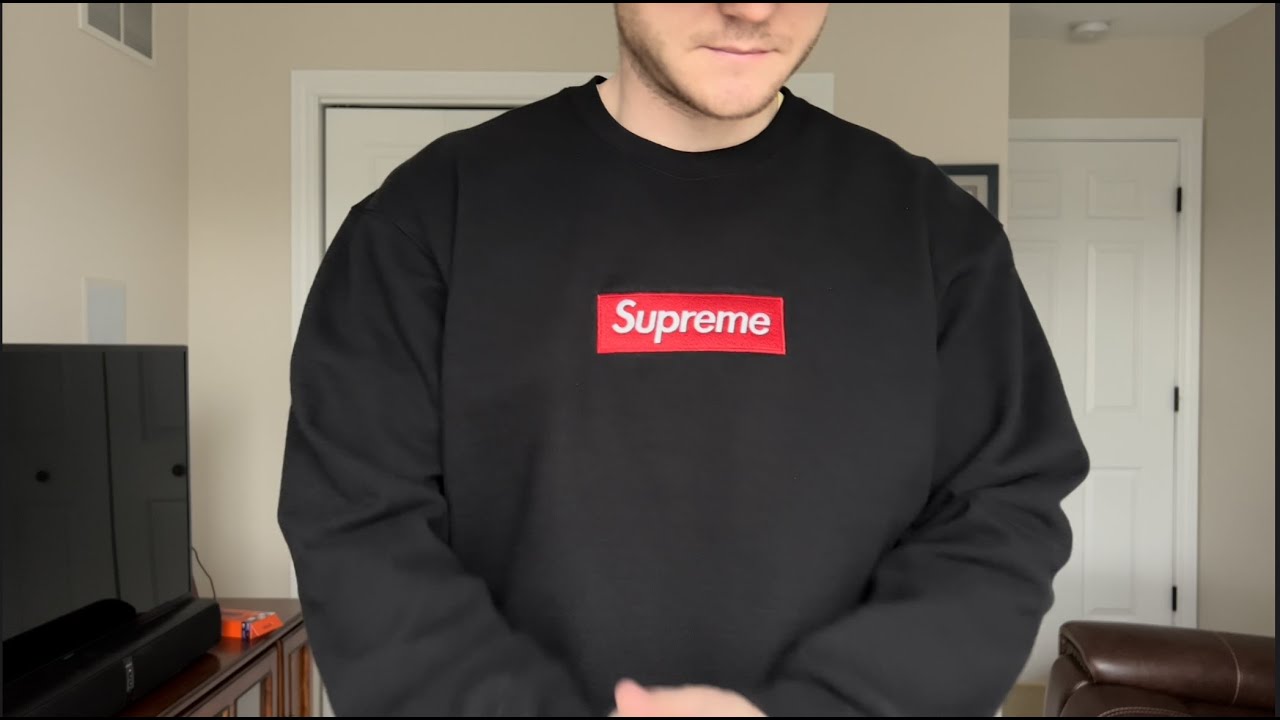 Supreme F/W18 Box Logo Crewneck Overview + Legit Check Guide + On