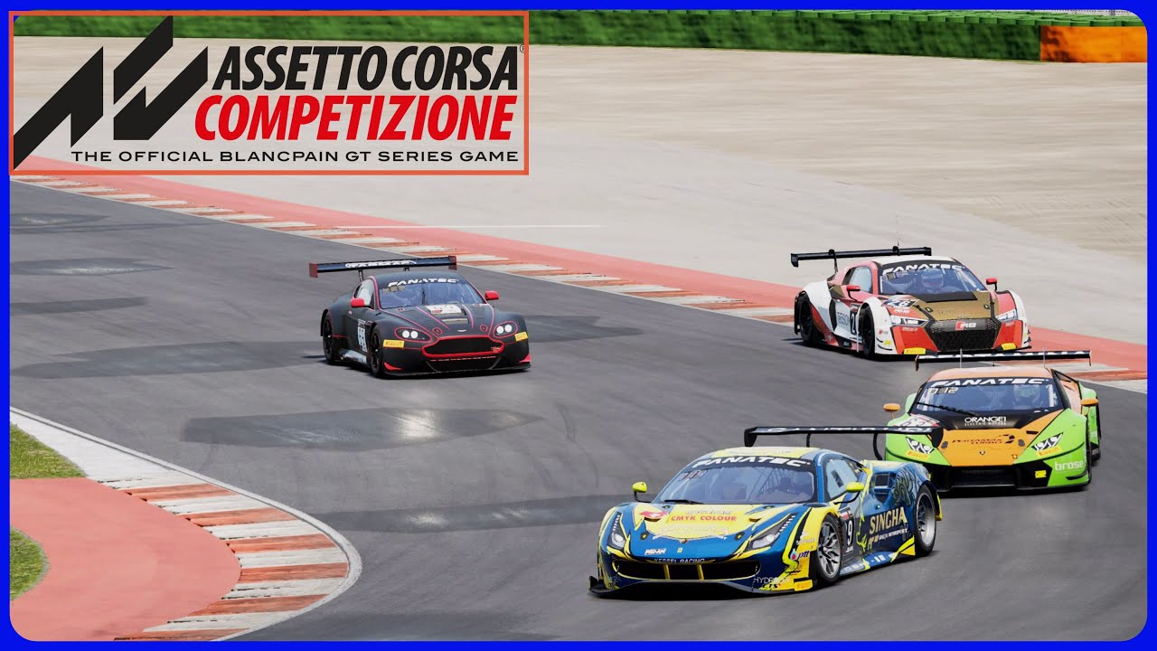 ASSETTO CORSA COMPETIZIONE Career Mode 5 MISANO Pirelli Wet Tyre Test YouTube