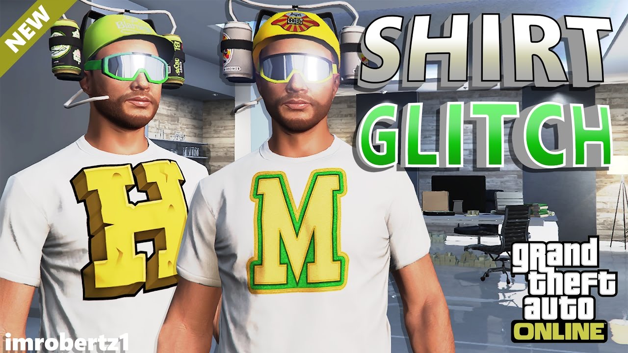 GTA 5 Online Shirt Glitch! How To Get Rare Logo TShirt! Cool