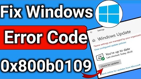 How to Fix Windows Error Code 0x800b0109 In This Updated 2025 step-by-step guide.