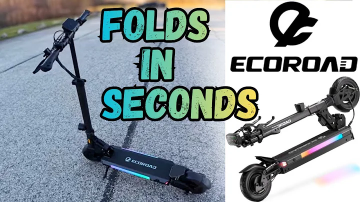 Ecoroad ES4 Electric Scooter | Compact, Bright, and Smooth Riding