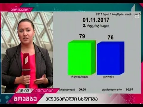 რა საკითხებზე მსჯელობენ პარლამენტის პლენარულ სხდომაზე