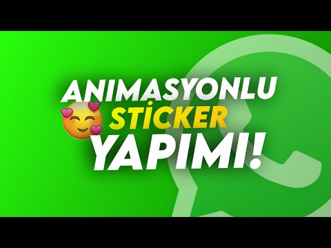 Whatsapp Animasyonlu Sticker Yapımı! Whatsapp Gif Yapımı!