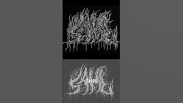 EDGY METAL TEXT  #blender #blender3d #b3d #blenderanimation #3d #typography #render