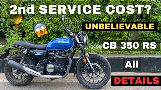 Honda CB 350 RS, 2nd service, issues, ownership experience & service cost || Wander with Jatin