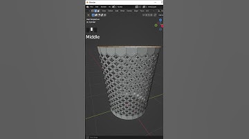 Blender Modeling Dust Bin - Blender Tutorial 🚮 Put Litter In Trash