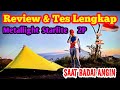 Review dan Tes Tarptent Metallight Starlite 2P saat badai angin