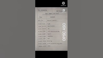 Opsc Aso .Daily Routine.#odisha