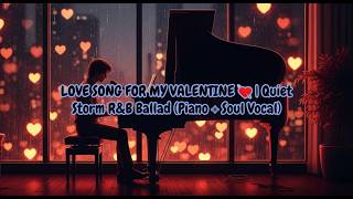 Download Lagu LOVE SONG FOR MY VALENTINE 💘 | Quiet Storm R\u0026B Ballad (Piano + Soul Vocal) MP3