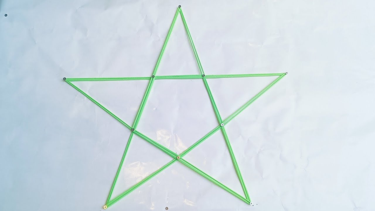 Star Ruber Band 🟩 how to a Christmas star rubber band 3d art - YouTube