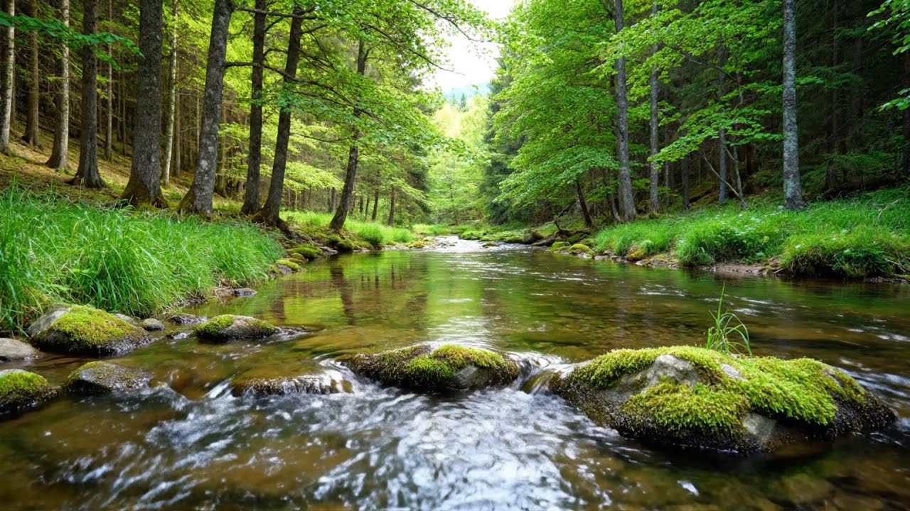 Peaceful River Ambience in the Forest – Nature’s Medicine to Relax and Unwind