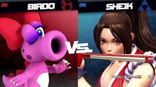 Birdo vs Mai Shiranui Mega-Sudden-Death-Battle: SSBU Mods [MAKI Quickie Req] -By WataPascul/akomni