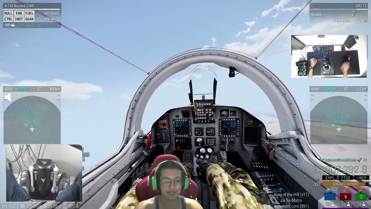 RU#2 HC KOTH | TOP#4 | Pilot Jet lvl 232 | 30 Kills , 50 Explosión, 6 Deads | Sofia | Opfor | 1080p