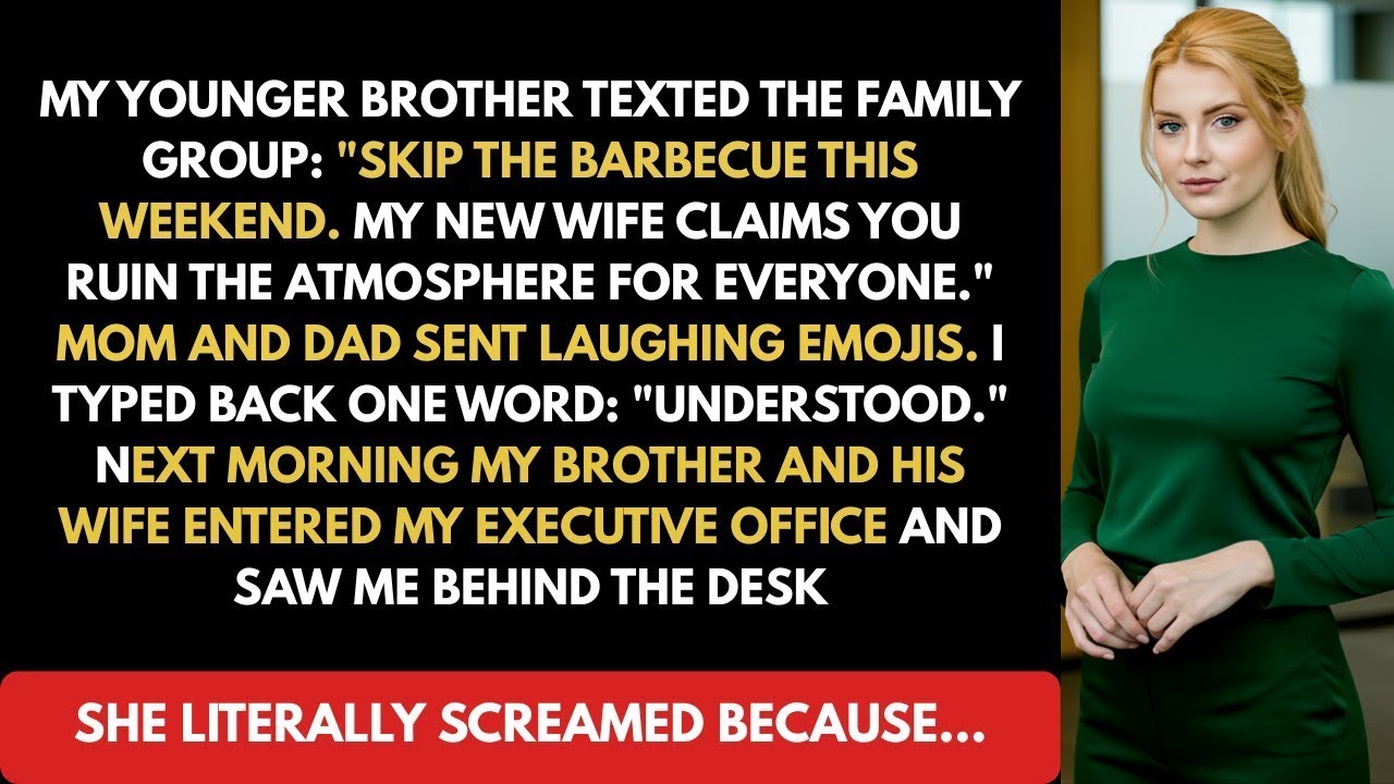 They Mocked Me in Group Chat—Until They Saw My Office