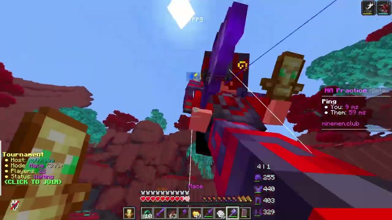 I Fought Falconu from the Strength SMP