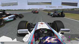 Awesome Start! - rFactor F1 2015 League Test Race (Jerez)