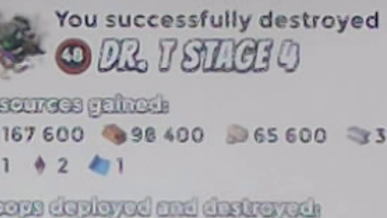 05th January 2016 DR. TERROR STAGE 4 BOOM BEACH Take Down TANKS