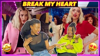 This AESTHETIC THO!🤯| Dua Lipa - Break My Heart (Official Video) REACTION!