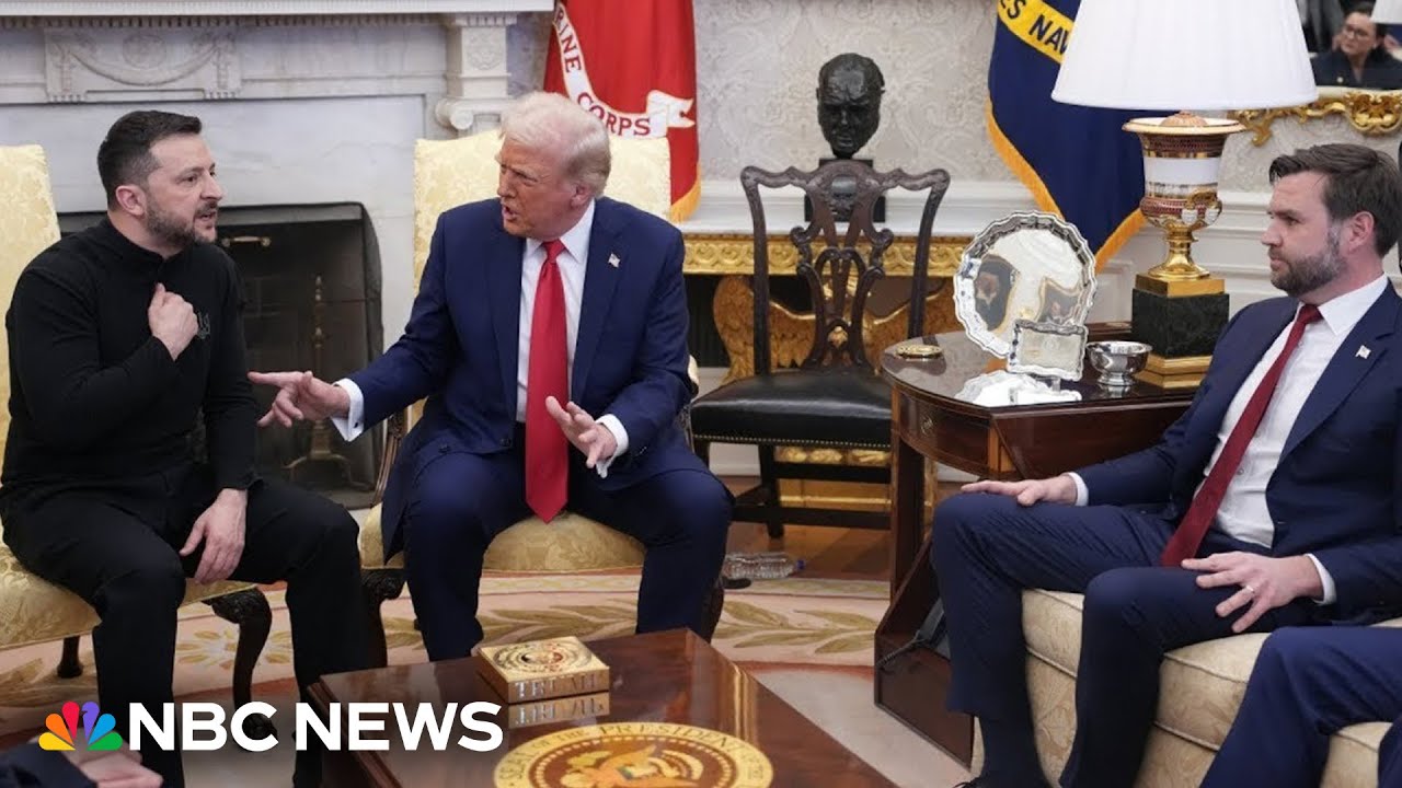 Watch White House clash between Zelenskyy and Trump: ‘You’re gambling with World War III’