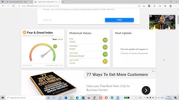 Crypto Fear And Greed Index Rising | Cryptocurrency Investing Update August 31st 2021