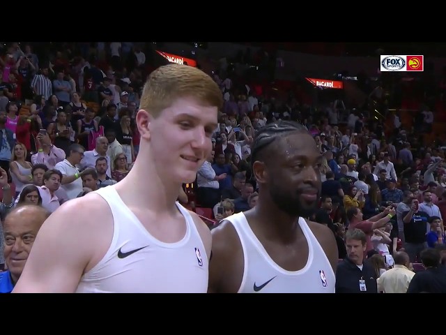 Shen grad, now pro Kevin Huerter trades jerseys with Dwayne Wade