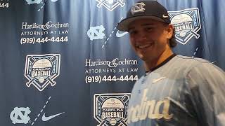 UNC's Scott Forbes, Luke Stevenson and Ben Peterson after Heels finish sweep of Cards #UNC