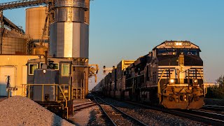 NS 277 Fast Stacks at New Carlisle, IN