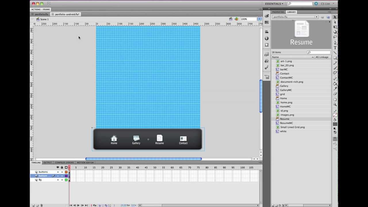 Flash - Navigation Using Code Snippets - YouTube