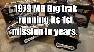 BIG TRAK with trailer doing a simple mission.