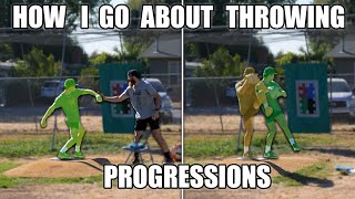 Coaching Specific Drill Progressions in Pitching Lesson
