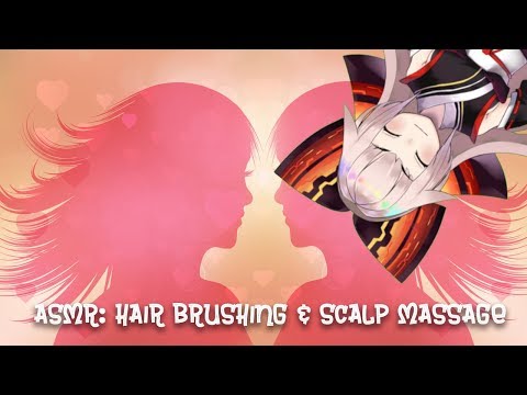 ASMR - Hair Brushing, Scalp Massage, Whisper - Binaural