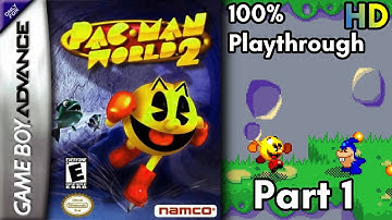 (HD) Pac-Man World 2 GBA 100% Playthrough - Part 1