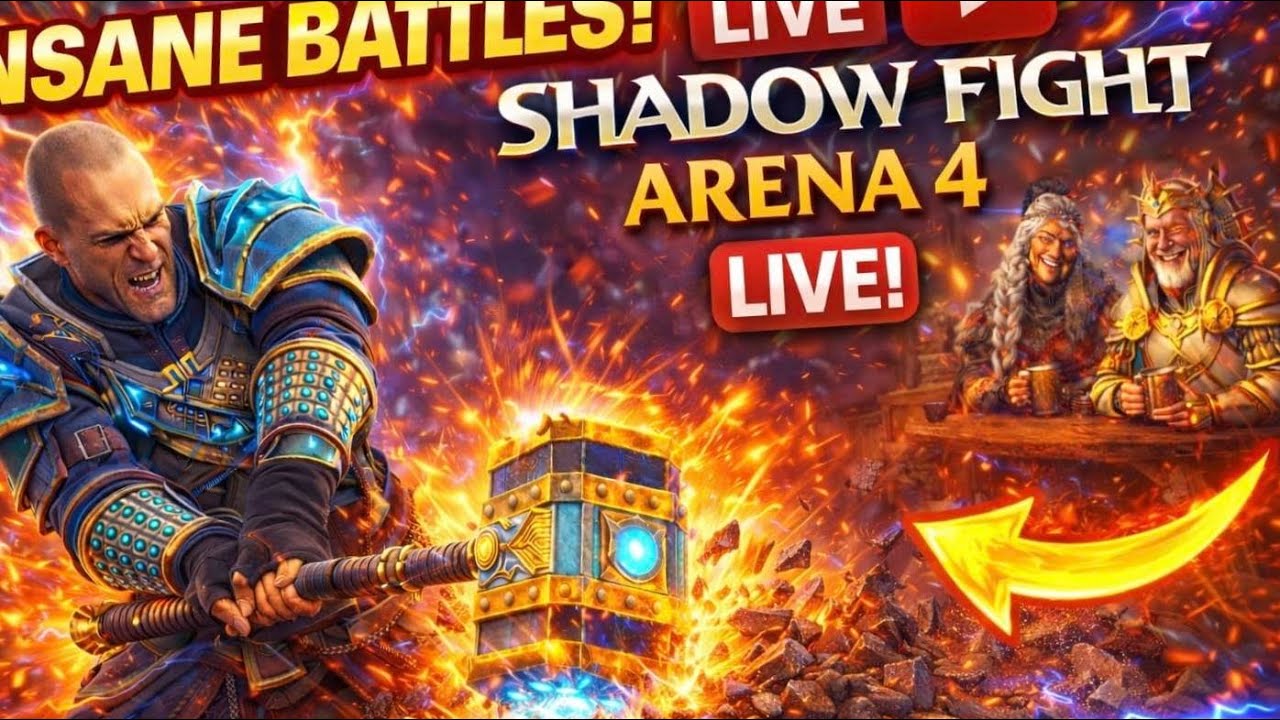 Aaj Arena Mein Aag Lagegi 🔥 | Shadow Fight Arena LIVE 