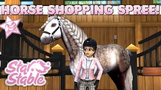 Star Stable Horse Shopping Spree - Buying 4 New Horses! 🛍️🐴