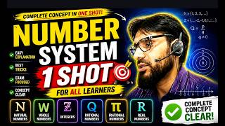 Number System in 1 Shot 🚀 | Complete Crash Course | Trick & Concept | Easy Learning for All