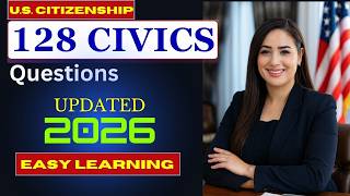 2026, Updated 128 Civics Test Questions and Answers I U.S. citizenship interview I N400 Interview