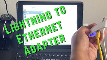 Wired Internet (Ethernet) on Apple iPad